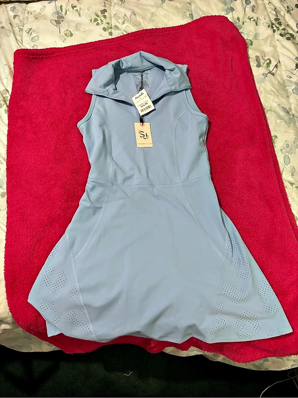 Athleta Mini Athletic Dress in Blue Size M-NWT